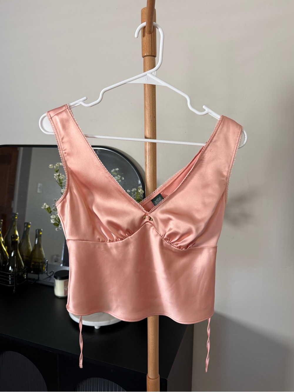Wild Fable Peach Gold Satin Cami Top Women’s Size XS